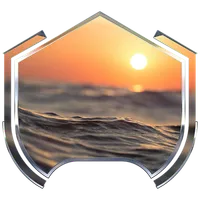 Ocean Waves Badge